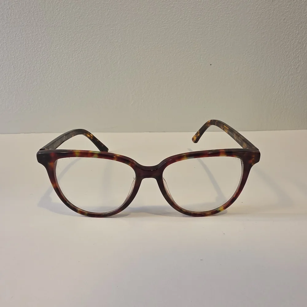 Authentic Christian Dior Montaigne 17 Cat-Eye Eyeglasses Tortoise Shell 51-16-14
